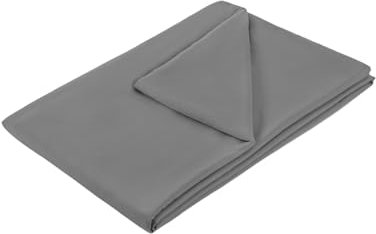 Dark Grey Weighted Blanket Cover, 60 * 80, Removable, 8 Ties