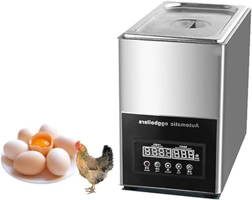 Hervidor De Huevos Eléctrico 800 W, Hervidor De Huevos De Aguas Termales, Hervidor De Huevos De Gran Capacidad De 50 Piezas, Máquina Comercial Automática De Huevos Medio Cocidos Para Huevos Cocidos