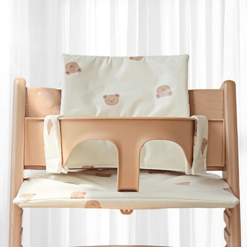 GOEDCH Set di cuscini antiscivolo per seggiolone con rivestimento laminato, facile da montare, per seggiolone Stokke Tripp Trapp