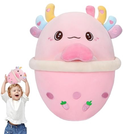 Cartoon Bubble Tea Plüsch | Weich Gefüllte Milchteepuppe | Nettes Bubble -Kissen | Weich Und Plüsch | Hergestellt Aus Hochwertiger | 25cm/9,84 In | Perfekt Für Kinder Und Erwachsene