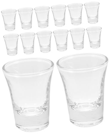 ABOOFAN 24pcs Glass Chalice Set First Communion Chalices Cup Christian Glass Cups for Standard Communion Trays Suitable for Baptism Party Decorations and Religious Rituals