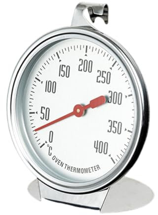 Backofenthermometer, Ofenthermometer für Backofen, Backofenthermometer Innen Messbereich 0~400 ℃, Edelstahl Backofen Thermometer Innen für Backen Kochen