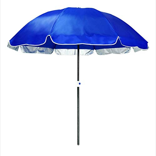 Parasols Outdoor Garden Parasols Garden Parasol 1.5m Patio Sun Umbrella with Double-Layer Umbrella Cloth, Three-Layer Bracket, UV Protection, Wind Resistance, for Outdoor Balcony Beach Pool Without