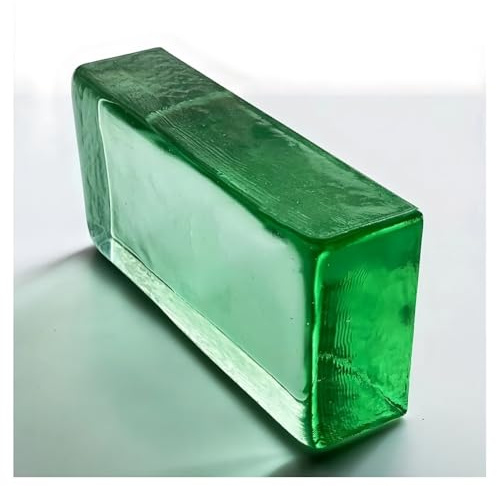Kristallglasblock för rumsavdelare och arkitektonisk dekoration – rektangulära klara glasstenar 200 x 100 x 50 mm