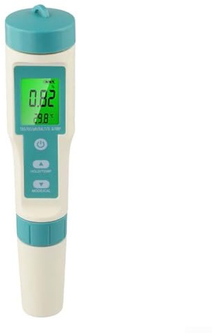 Testeur d'eau portable LCD 7 en 1 pH, salinité, ORP, S G pour une analyse facile de l'eau