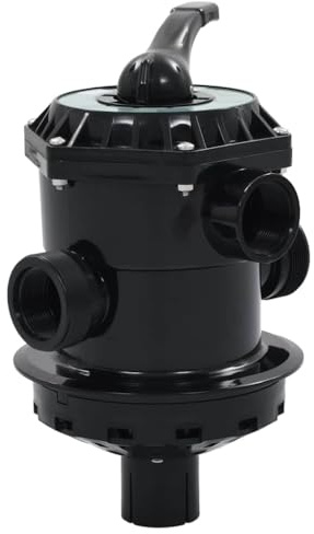 Nqyjm Vanne multi-voies pour filtre à sable ABS 1,5 6 voies pour piscines