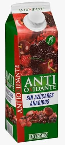 Bevanda Antiossidante di Frutti Rossi Senza Zuccheri Aggiunti, 1 Litro, Liquido con Vitamina C, pack 3
