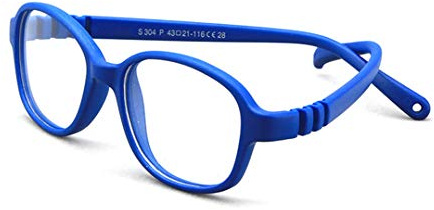 TR90 gafas de bloqueo de luz azul para niños peso Ligero flexible Reducir la fatiga ocular Anti Glare Lentes Transparentes