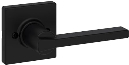 Kwikset 94880-614 Casey Dummy Lever, Matte Black