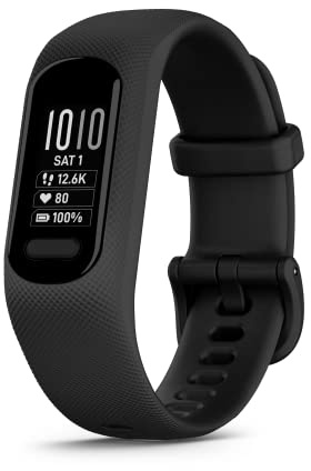 Garmin vívosmart® 5, Fitness Tracker, Long-Lasting Battery, Simple Design, Black Large