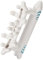 Fascia PURAVA Faszienmassagegerät, Faszien-Blaster Plastikmaterial, Optimal für Faszienmassage, Ergonomisches Design, Sicherheitsgeprüft - 18,2x7,5x2,5 cm - Weiß