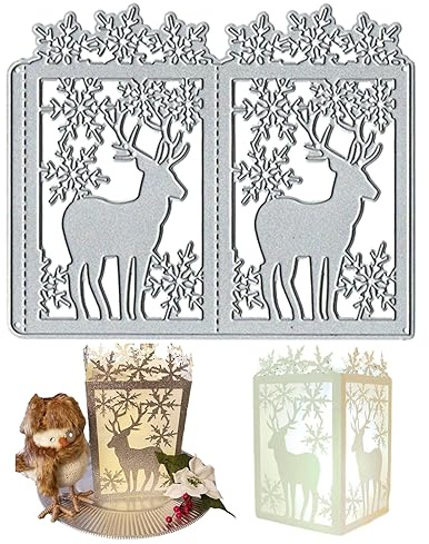 Biluer 1 st stansning mallar jul lyktor, form, stansmallar jul rödvilt stansning stenciler lykta metall stansformar för scrapbooking gör-det-själv juldekoration skärning detta