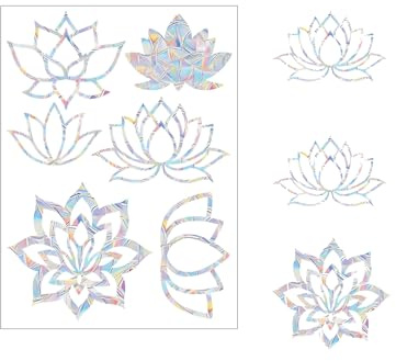 5 Sheets Prism Window Stickers Rainbow Film Window Suncatcher Sticker Window Film Rainbow Effect Sun Catcher Window Sticker (1)