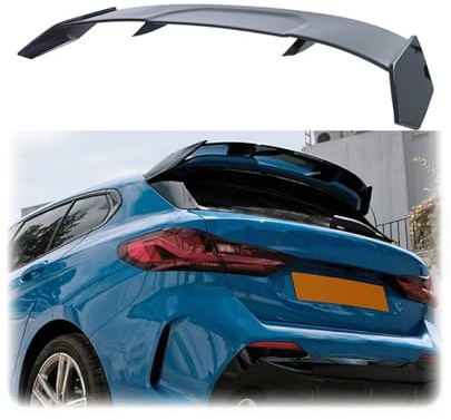 Alettone Posteriore Per BMW Serie 1 F40 M135i 128ti 118D Hatchback Spoiler 2019-2024 Baule Posteriore Ala ABS Fibra Carbonio Nero Lucido Spoiler Posteriore(Carbon Look)