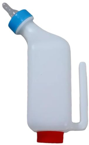 Bouteille de chèvre bébé bouteille d'agneau - bouteilles de chèvre pour nourrir les chèvres de bébé - bouteille d'agneau seau, bouteille de chèvre à l'échelle claire, bouteille d'agneau, bouteille de