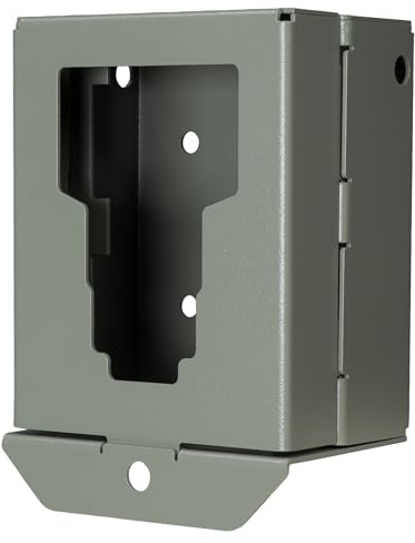 DÖRR Metallschutzgehäuse für Cloud Mini 4G LTE & Mini 5.0 Pro Wildkameras | Schutzbox für Überwachungskamera, Schutz vor Diebstahl & Beschädigung, wetterfest, rostfrei, abschließbar, pulverbeschichtet