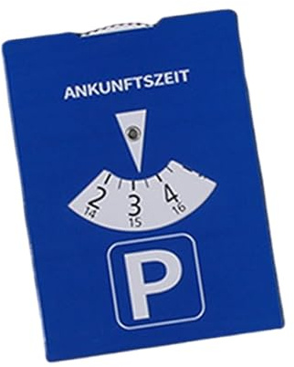 KMGDM 1/2 discos de estacionamiento para gestión segura del tiempo de aparcamiento en zonas europeas sellos de tiempo de construcción de papel