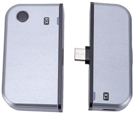 Tosuny USB C Trådlös HDMI-sändare och Mottagare, 50M, UHD 4K-avkodningsingång, 1080P 60Hz-utgång, Trådlös Bildskärmsadapter för Streaming Av Video och Ljud Till Bildskärm Från
