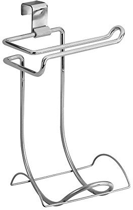 iDesign Classico, Support de papier toilette pour salle de bains ou toilettes, Dessus de cuvette - Chrome