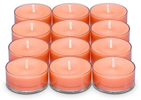 PartyLite 12 Teelichter Pfirsich-Honig-Zitronella