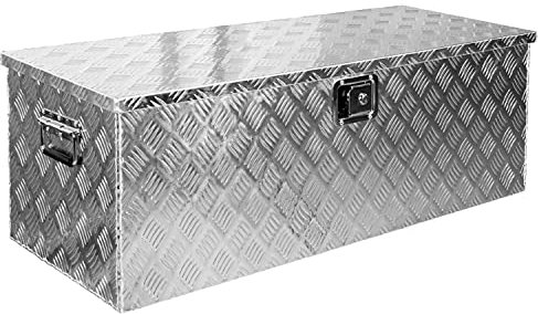 Trucky Truck Box Caisse de Transport Remorque Boîte à Outils Chequer Plaque en Alu 15 Tailles, TBA-Modell:TBA-D160 (9)