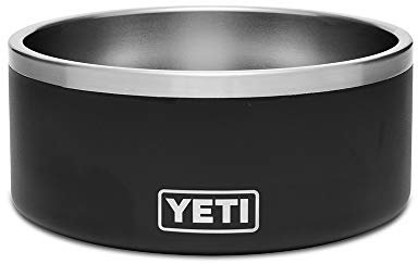 YETI Boomer 8 Hundenapf aus Edelstahl, rutschfest, hält 1,8 l, Schwarz