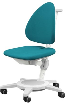Moll Maximo Kinderschreibtischstuhl | mitwachsend & ergonomisch mit individuell Verstellbarer Sitzfläche und Rückenlehne | Drehstuhl ideal für Schulkinder | langlebig & hochwertig | Made in Germany