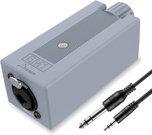 Donner Amplificatore per cuffie Portatile, Monitor in-ear Amplificatore per cuffie Amplificatore da palco Convertitore analogico, Clip-on In-Ear Ricaricabile Portatile Personale