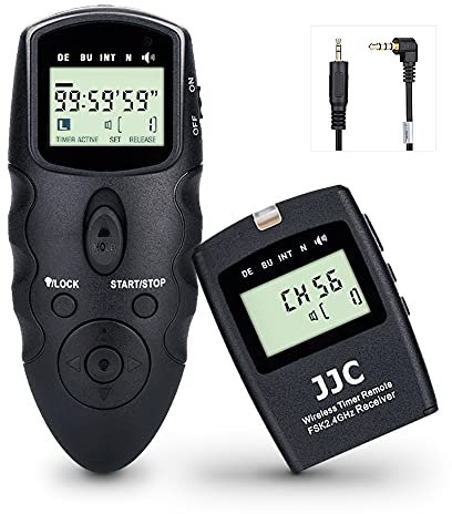 JJC Shutter Release Time Lapse Intervalometer Remote Control Fits for Fujifilm Fuji X-E4 X-T200 X-S10, Pentax K-70 KP Mirrorless Digital Camera Replace Pentax CS-310