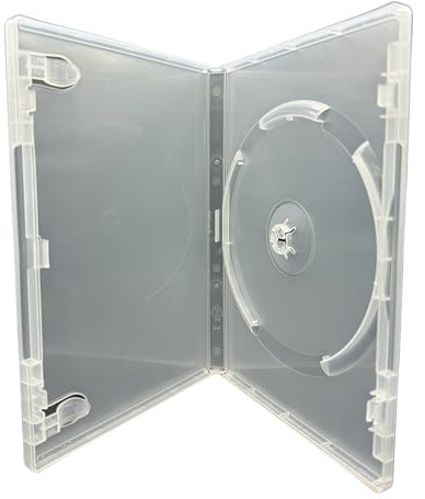 Dragon Trading - Custodia per DVD a disco singolo, 100 pezzi, colore: Trasparente