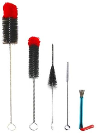 Reinigungsbürsten 5-teiliges Set Medium für Pfeifen & Karaffen bis 50cm Länge