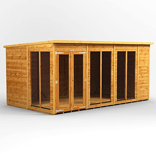 Power Schuppen Gartenhaus aus Holz, 35,6 x 20,3 cm