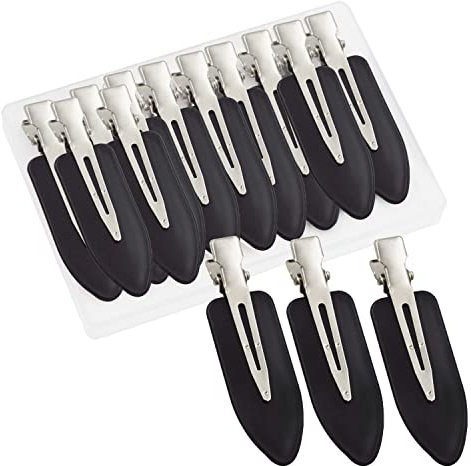 Pcs Pinces à cheveux et de maquillage Sans pli Pince cheveux Sans torsion Pinces pour cheveux bouclés (Blanc)