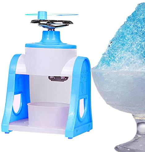 Kunio Manuale del tritaghiaccio - Macchina per la Produzione di Ghiaccio tritato a manovella Manuale | Gelato, Snowcone, Kakigori, Bingsu, Cocktail Maker, Slushie Maker Domestico per Bambini Adulti