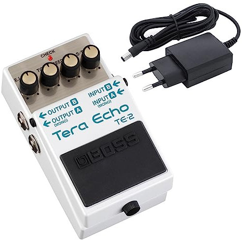 Boss TE-2 Tera Echo Ambient Delay Pedal Effektgerät + keepdrum Netzteil