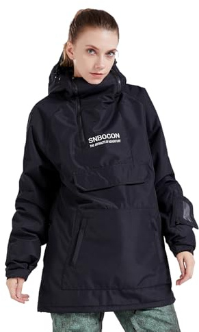 Bluemagic SkiJacken Skianzüge Schneeanzüge für Damen, Outdoorjacke Softshelljacken Outdoor Funktionsjacke, Winddicht Warm und Atmungsaktiv