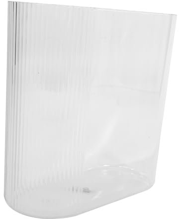 Milisten Aquarium Hydroponique Vase Bocal à Poisson Jardinière Asiatique Bol De Bonbons Pot De Plante Aquatique Bac à Nénuphars Terrarium Bocal à Poisson Transparent L'animal De Compagnie