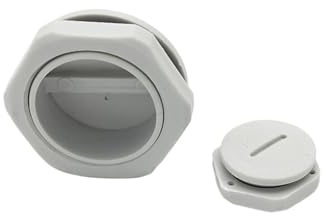 Metric Male Thread Plastic Sealing lock up Round End Cap Screw Plug Pipe Fitting M12 M16 M20 Cable Gland Blind Nut Screw Plug(White,4PCS_M32)