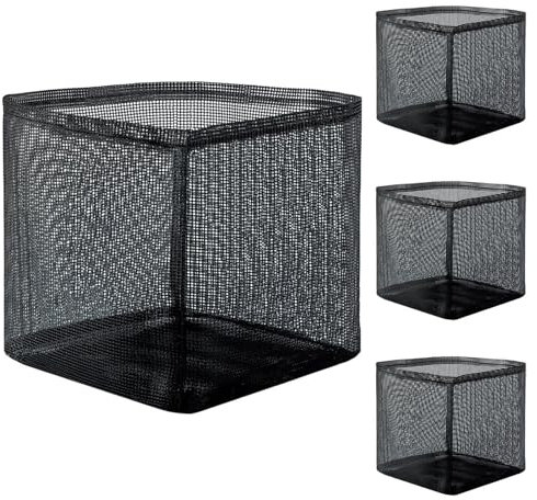 zwxqe Lot de 4 paniers flottants pour plantes aquatiques - En maille respirante - Idéal pour les plantations aquatiques, la pelouse, le jardin et le balcon