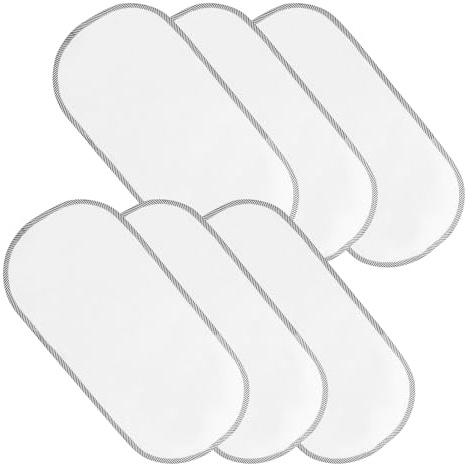 6 Pack Larger Softer Changing Pad Liners Waterproof,Baby Change Mats And Covers, 27 Inches x 13 Inches Washable Reusable Changing Table Cover Liners Double Layers, 100% Cotton Flannel Surface