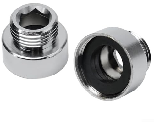 3/4 Inch Female To 1/2 Inch Male Shower Adapter, Shower Head Converter Chrome Plated Reducer Fitting For Fixed And Handheld Shower Systems(2pc)