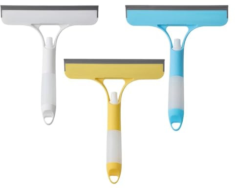 3 in 1 Window Cleaning Scraper,2025 New Window Squeegee with Spray For Shower Cleaner,Spray Wind 1 in Glass,3 WindowSqueegee
