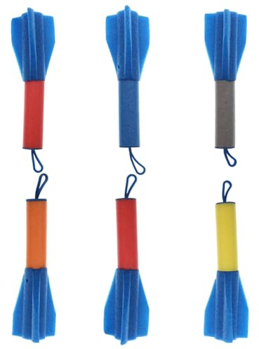 GARIOUANS 6 pièces Jouets Fusée à Lancer Doigt Mousse pour Garçon Fille de Fête Résistant et Amusant Couleurs Aléatoires Couleur Aléatoire Couleur Aléatoire