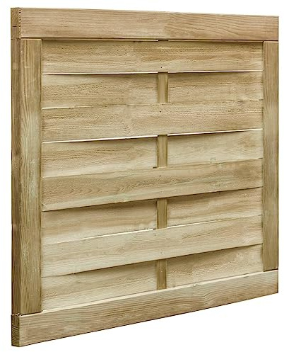 Mokuyary Gartentor Imprägniertes Kiefernholz 100x75 cm Grön Zauntür, Gartentür Zauntor Zaun, Hoftür Tor für Garten, Hinterhof, Terrasse