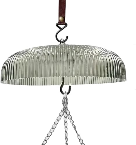 Custodia Protettiva per mangime per Uccelli | Impermeabile per scoiattoli | Protezione per mangime per Uccelli | per casetta per Uccelli, Stazione di Alimentazione, Albero, Giardino, Finestra
