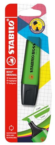 STABILO BOSS ORIGINAL - Evidenziatore - Pack da 1 - Verde