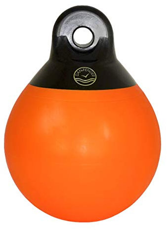 Dan-Fender Heavy Duty Birnenfender - Fender in verschiedenen Standardgrößen erhältlich -, Farbe:rot, Typ:B 20