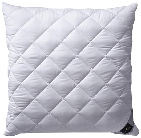 Billerbeck Kopfkissen Classic Clean - Faserkissen ca. 40 x 40 cm – Kissen mit mittlerer Stützkraft – AIRFLOCKS® Füllung, weich und kuschelig