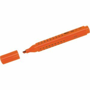 Faber-Castell GRIP 1543 orange 1pièce (S) Marker – Marker (orange, orange, 1 Stück (S))