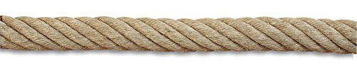 Chapuis SEP32 Bobine de Corde à rampe en Chanvre 7 Torons Ø 32 mm - Beige - Vendu au mètre